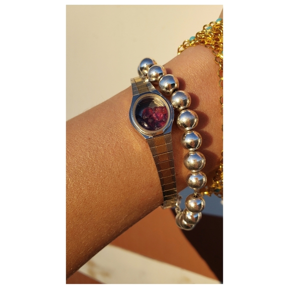 garnet🍓sapphire bracelet KAMELEON🦎KREATION - Picture 3 of 8